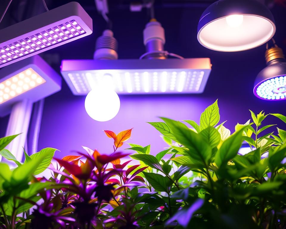 Grow lights for indoor plants