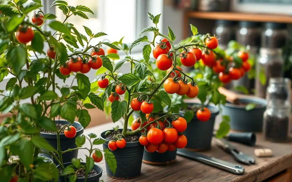 Indoor Cherry Tomato Gardening