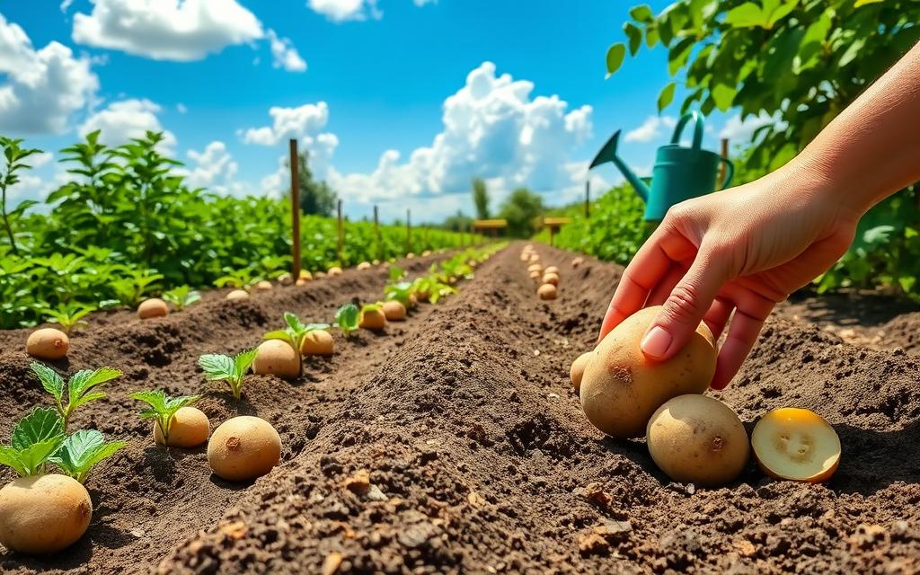 Plant Potatoes Indoors