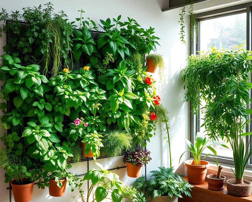 Vertical Indoor Gardening