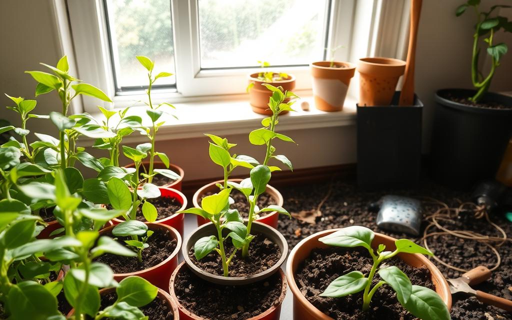 indoor bean growing conditions