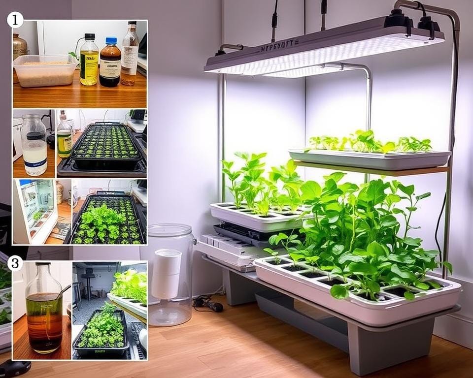 steps for hydroponic setup