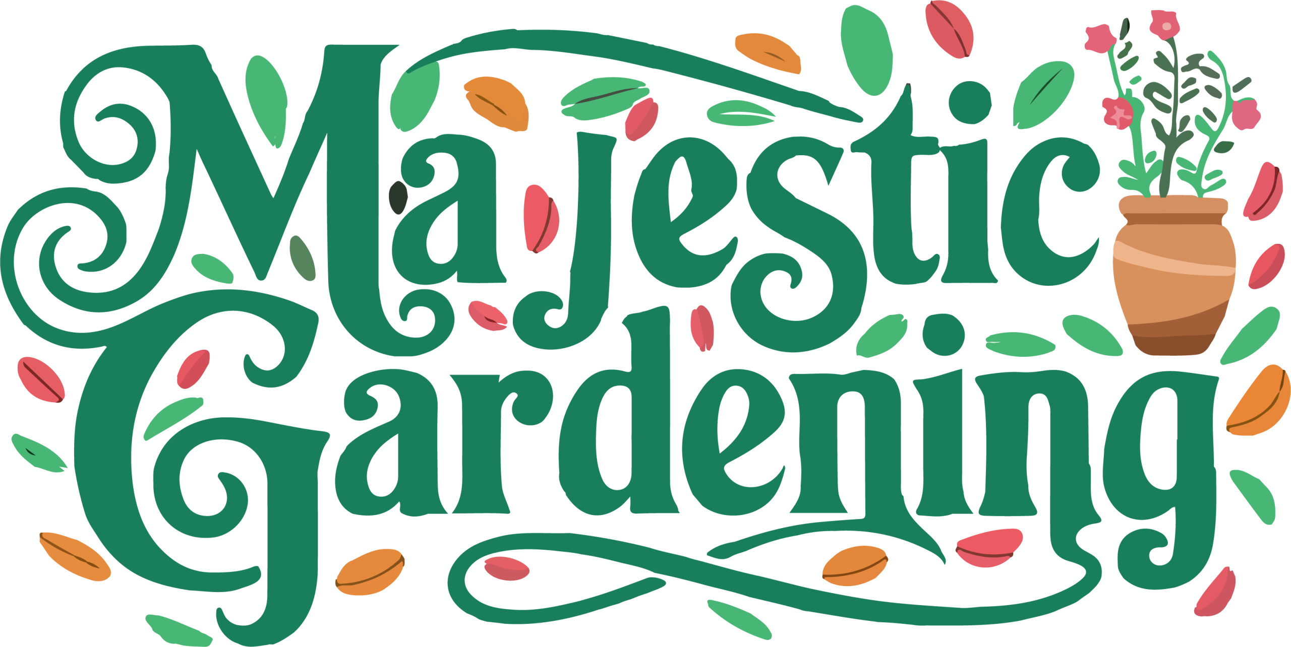 Majestic Gardening Logo Indoor Garden